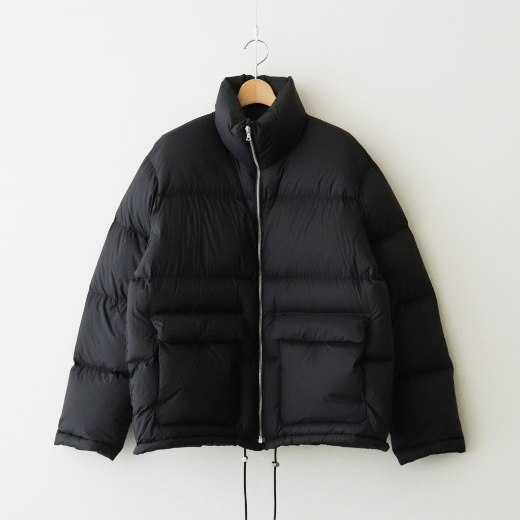 SUPER LIGHT NYLON RIPSTOP DOWN BLOUSON #BLACK [A25AB01NL]