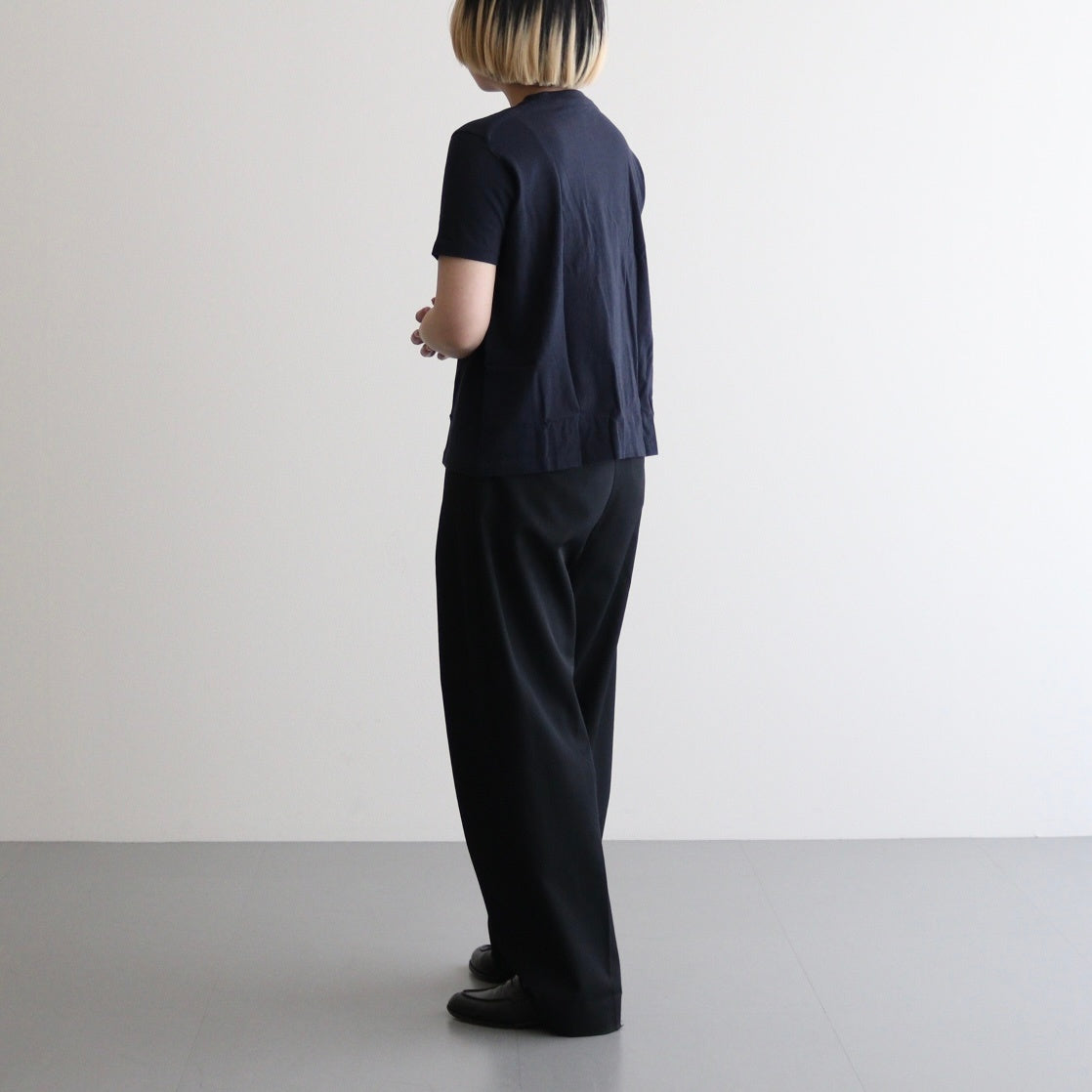 丸胴 S/S T SHIRT #d.navy [85013]