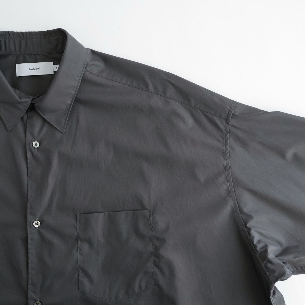 Broad L/S Oversized Regular Collar Shirt #C.GRAY [GM263-50001B]