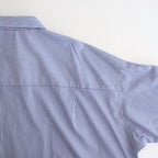 Broad Stripe L/S Oversized Regular Collar Shirt #BLUE STRIPE [GM254-50022STB]