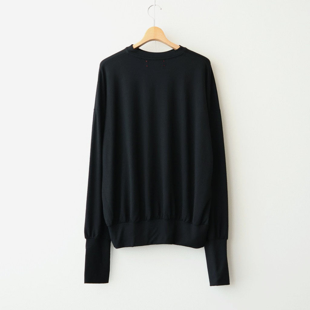 wool bo top #black [bo-07c04]