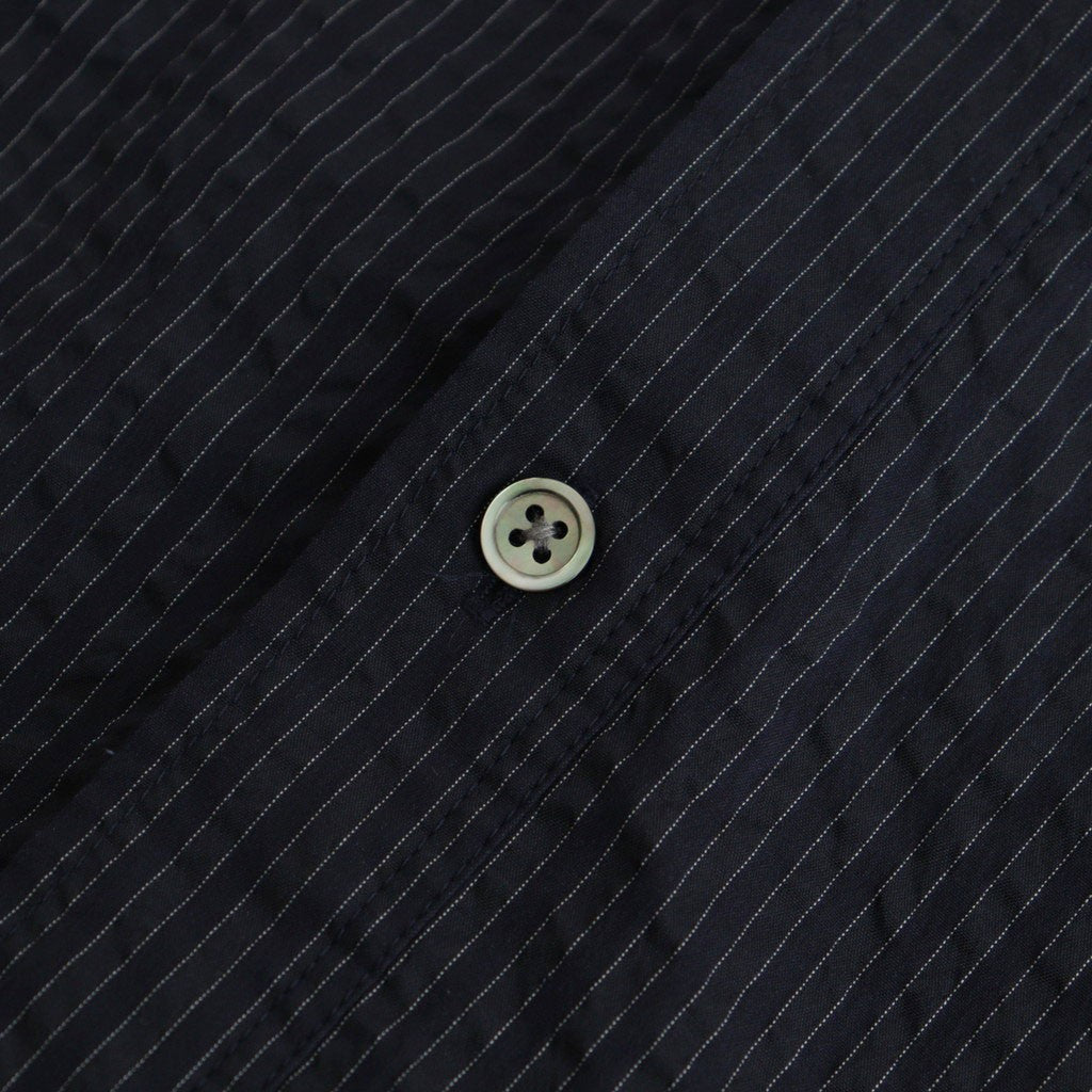 SEERSUCKER S/S B.D SHIRT #NAVY×BLACK [FSC261-50228]