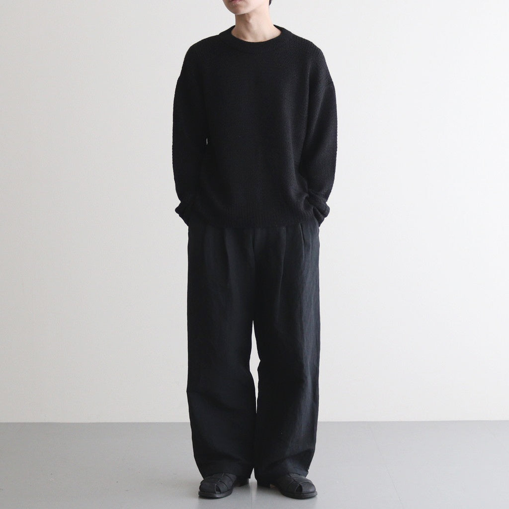 MINCA BABY ‘CUDDLE’ SWEATER #BLACK [NG23W-01SW01C]