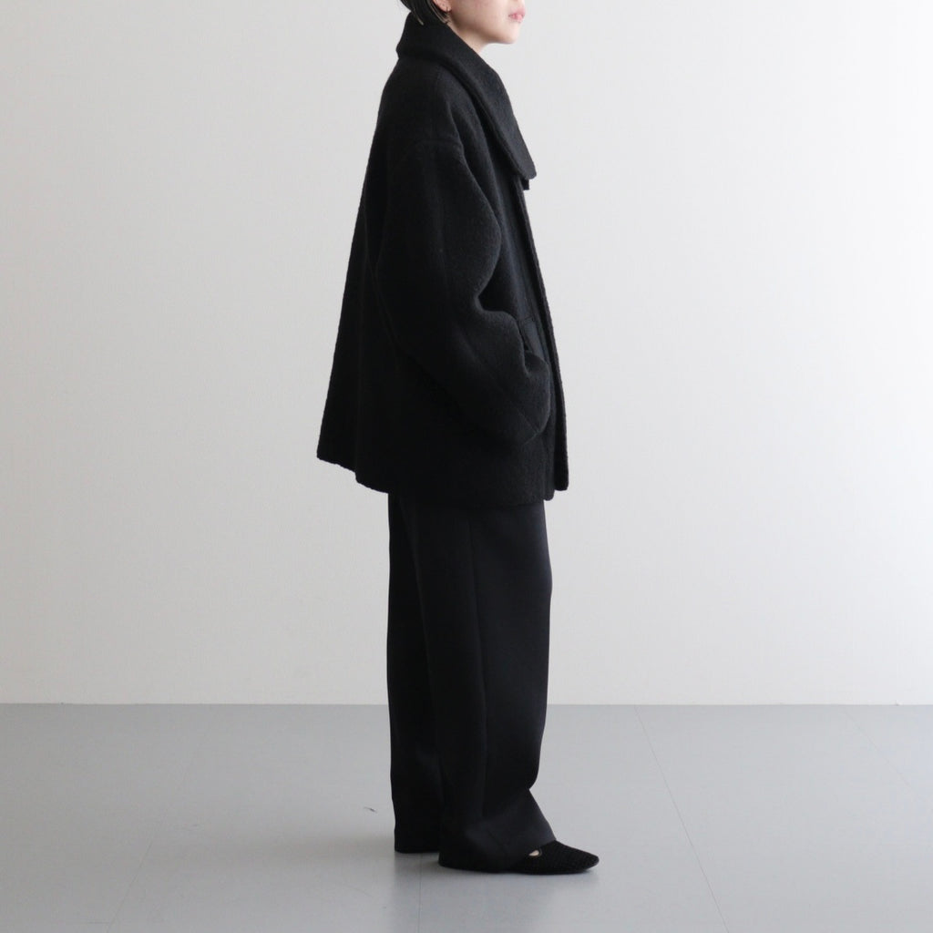 Standcollar Boucle Jacket #BLK [12520002]