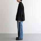Garment Dyed Typewriter Fatigue Shirt #BLACK [GM251-50091B]