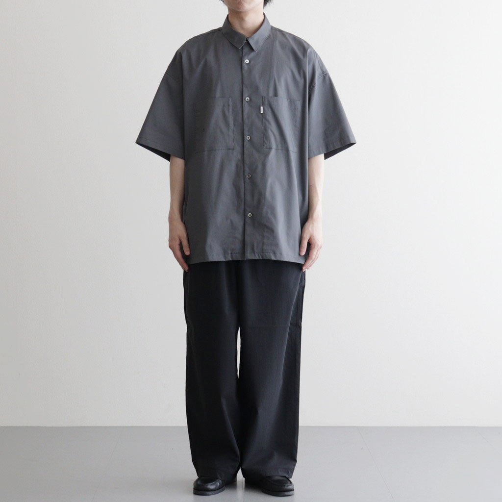 Solotex Twill S/S Oversized Box Shirt #GRAY [GM261-50159B]
