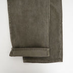 GARMENT-DYED FINX CORDUROY 5P WIDE PANTS #OLIVE BROWN [A26AP01FX]