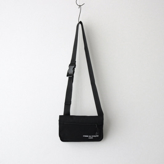 Cordura nylon shoulder bag #BLACK [HN-K203-051]