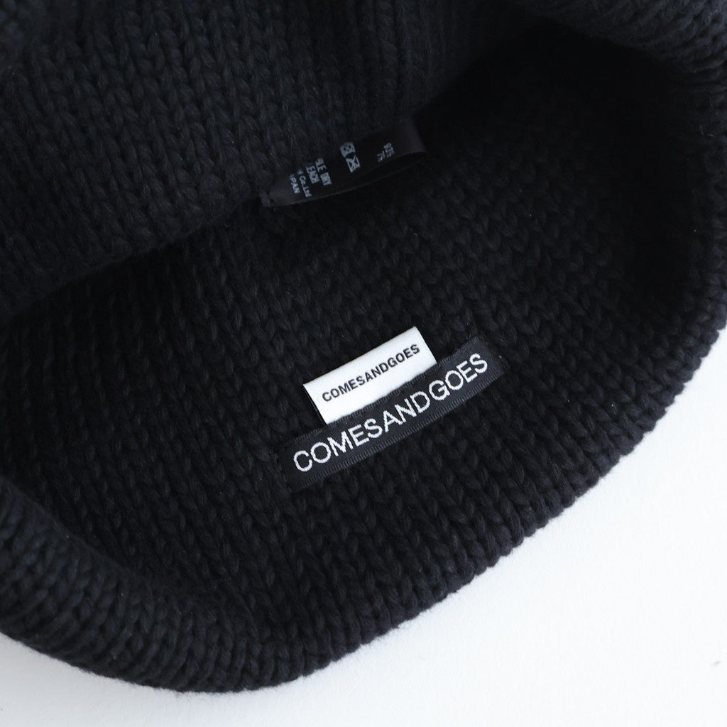 COTTON 3G STANDARD KNIT #BLACK [NO.29311] - ciacura 三重県四日市市