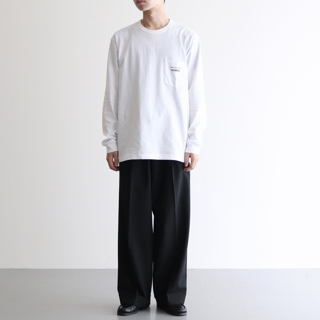 綿天竺 製品プリント長袖Tシャツ #WHITE [HP-T102-051] - ciacura 三重