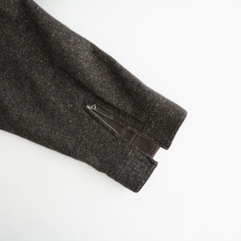 Silknep Tweed Blouson #D/BRN [12620203]