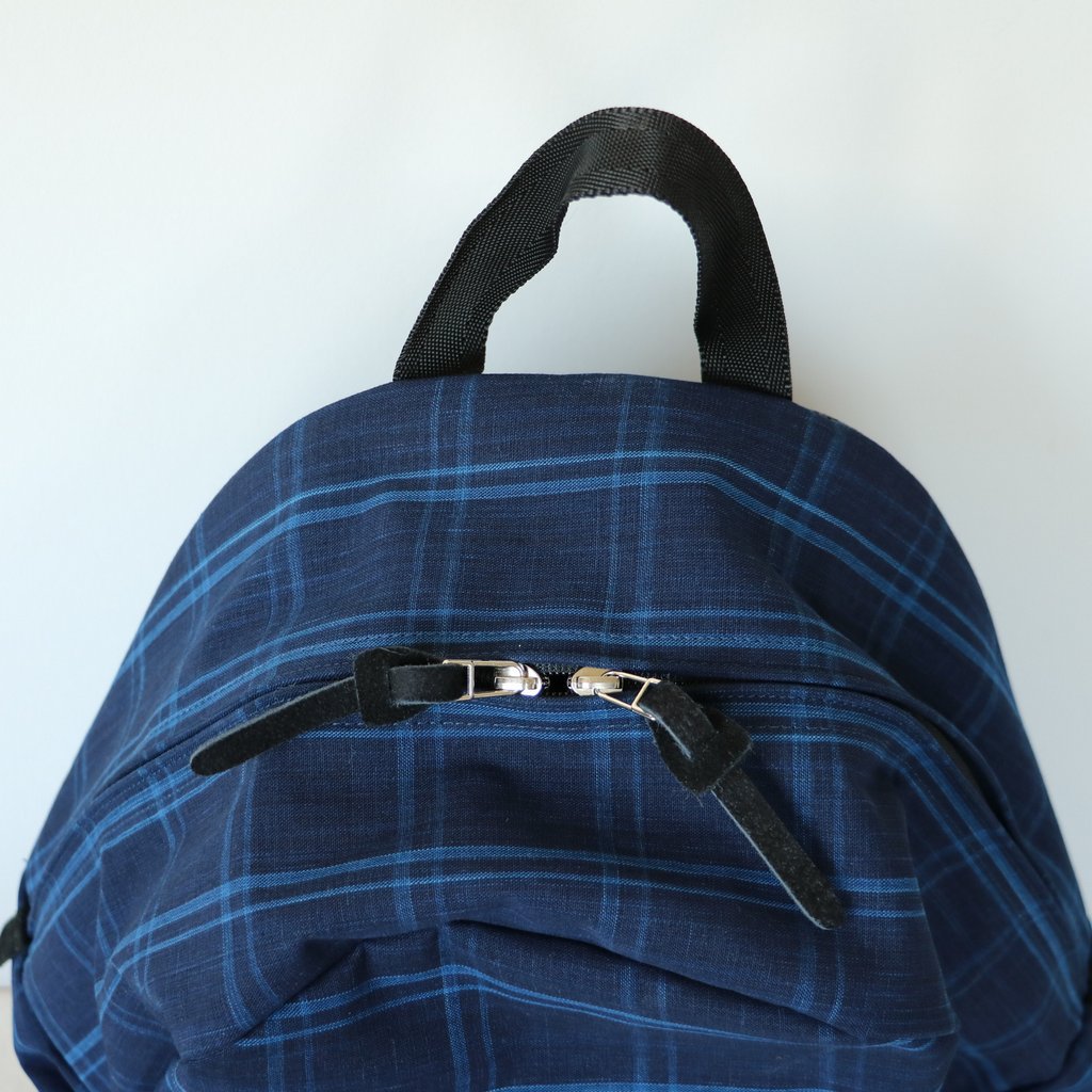 松阪木綿 格子 DAYPACK MOD S #NAVY CHECK