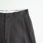 CHINO TROUSERS - WIDE STRAIGHT #CHARCOAL [11062601]