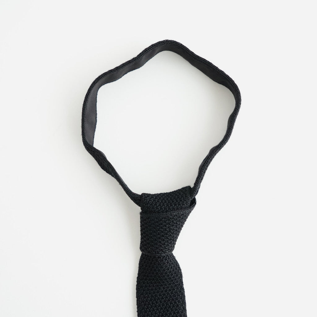Tourist Knit Tie #BLACK [AOFFAC002]