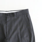 Melange Herringbone Pleated Wide Trousers #GRAY [GM261-40332]