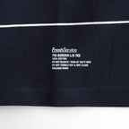PIN BORDER L/S TEE #NAVY×WHITE [FSC261-70261]