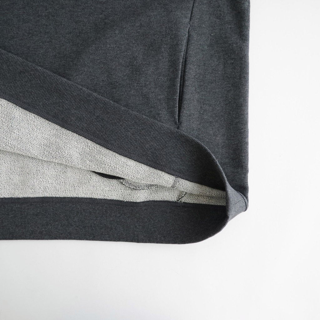 ワイドSWトレーナー #HEATHER CHARCOAL [D226-T1158]