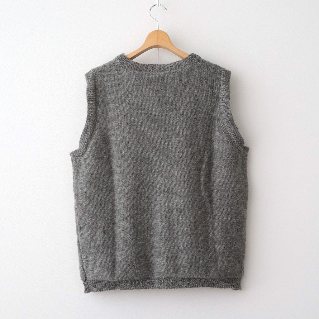 Guernsey Knit Vest #GRAY [41052202]
