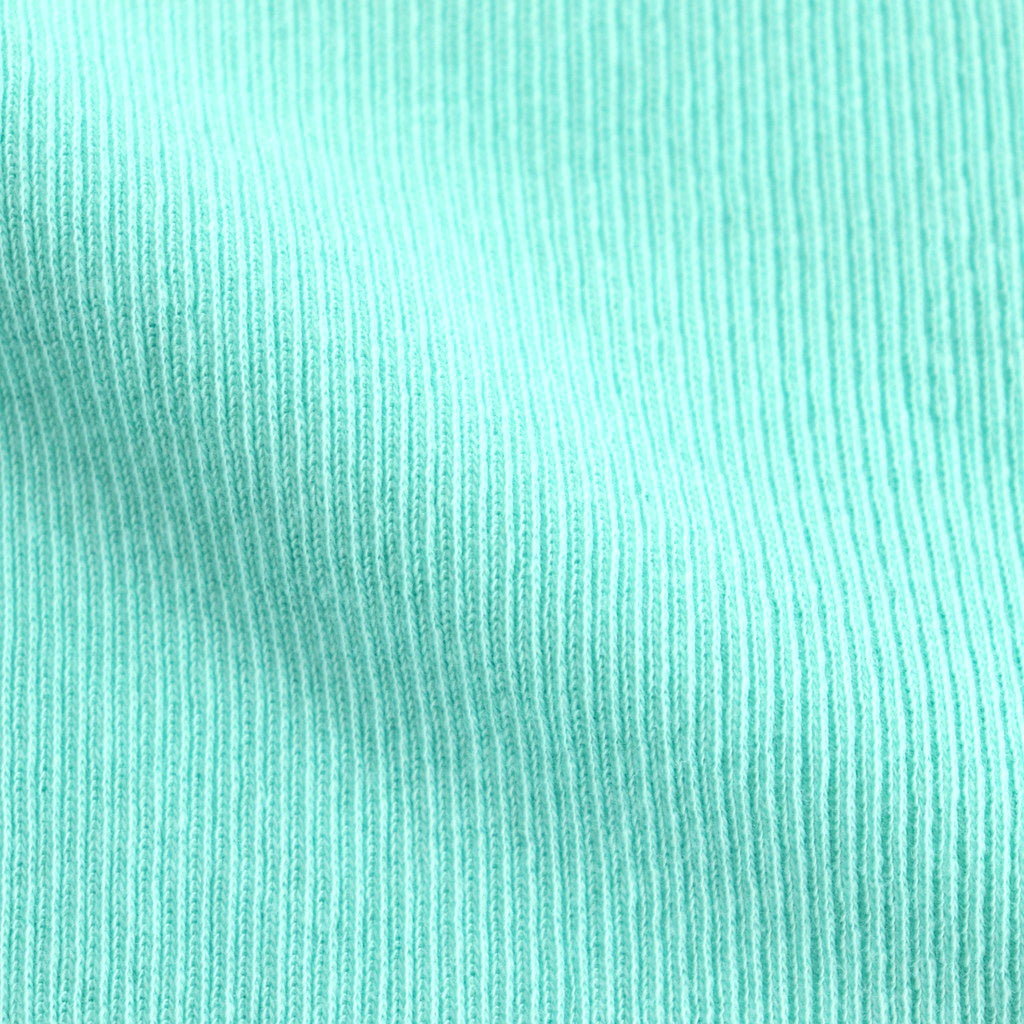 ORGANIC SOFT RIB TEE #AQUA GREEN [A25ST04OT]