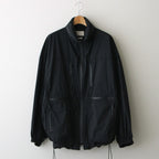 NYLON UTILITY OVER COAT #BLACK [YK24SS0631C]