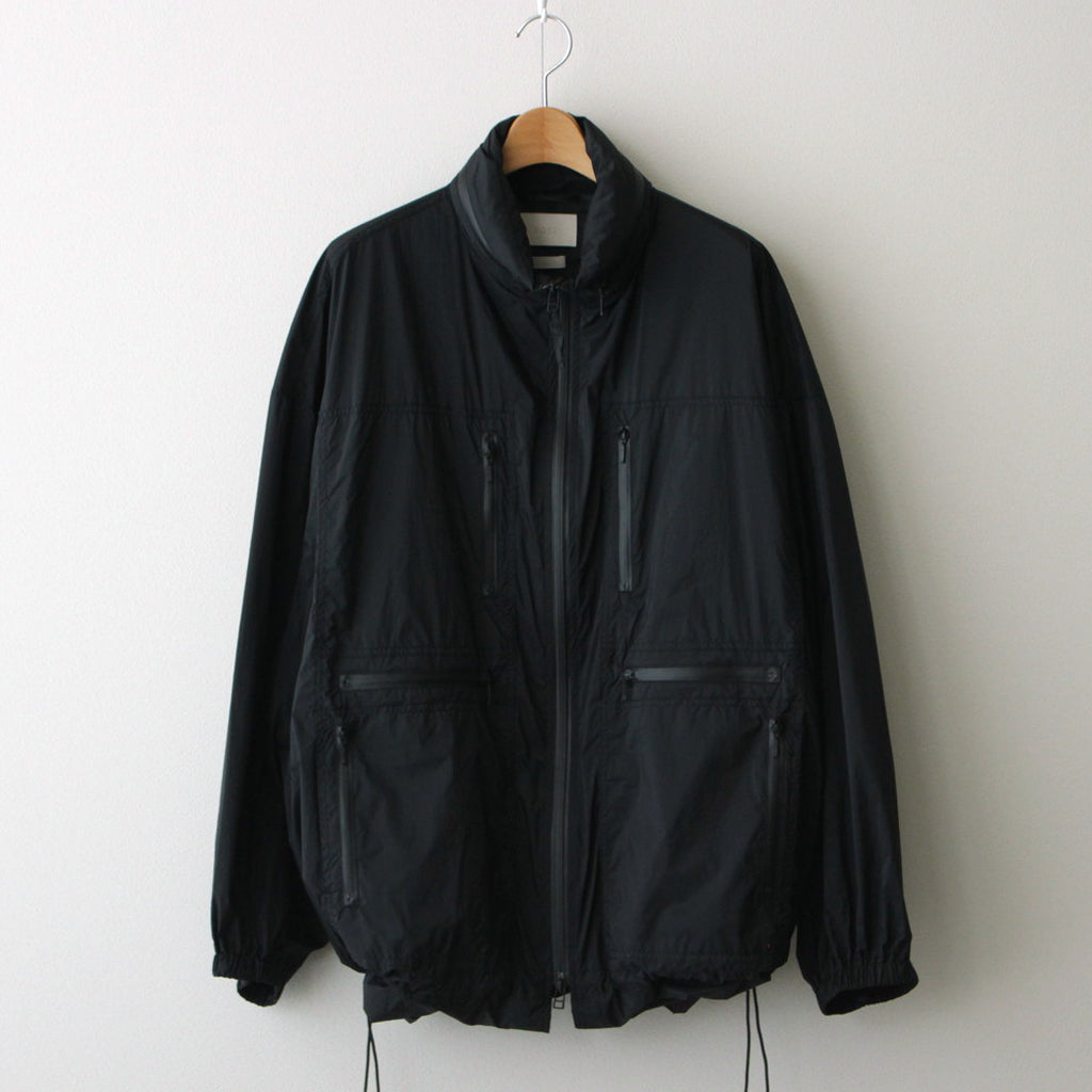 NYLON UTILITY OVER COAT #BLACK [YK24SS0631C]