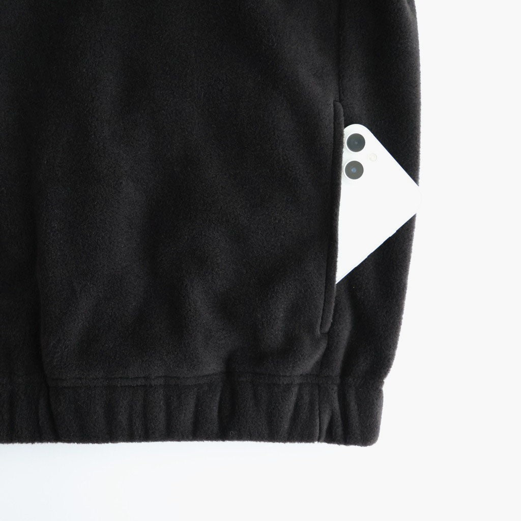 Tourist Fine Fleece Half Zip-up #BLACK [AOFWTS003]