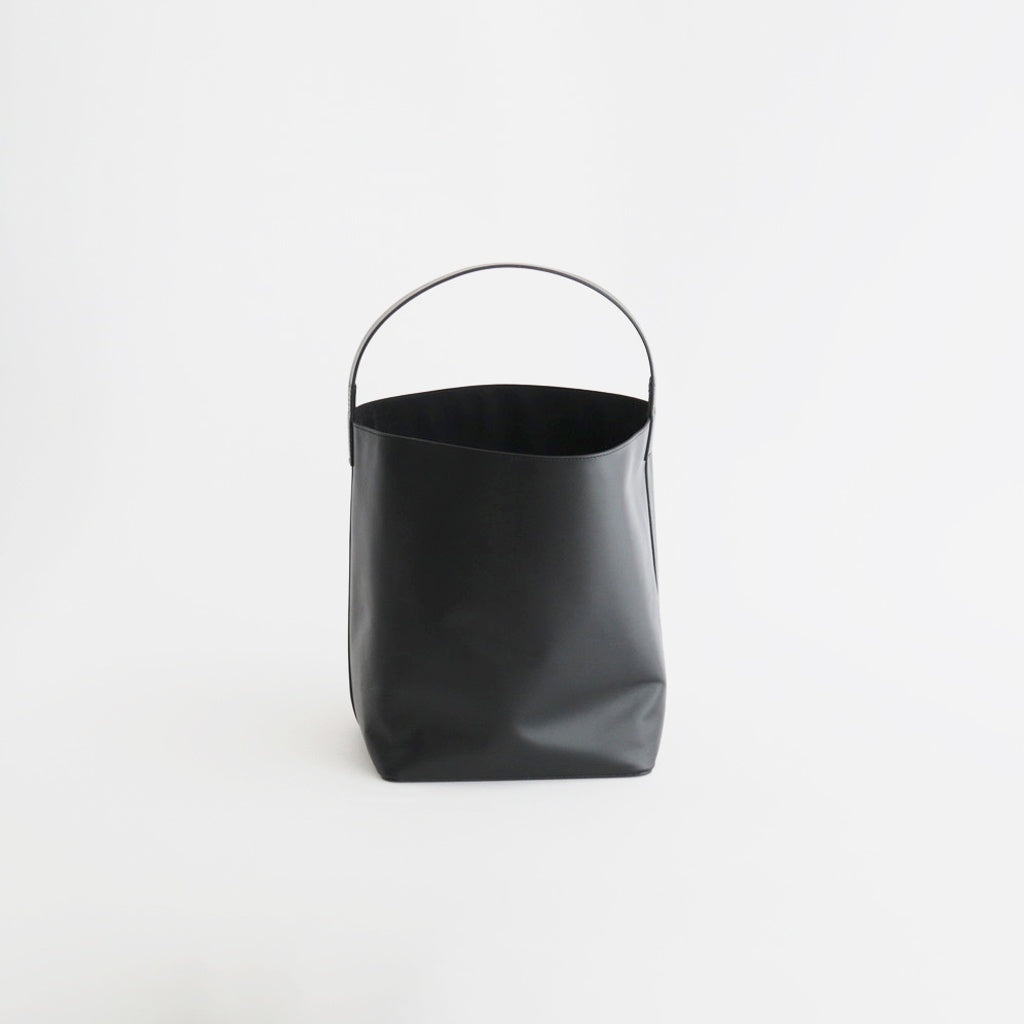 LEATHER TOTE BAG MADE BY AETA #BLACK [A26SB08AE]