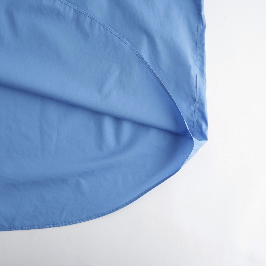 Broad L/S Oversized Regular Collar Shirt #BLUE [GM263-50001B]
