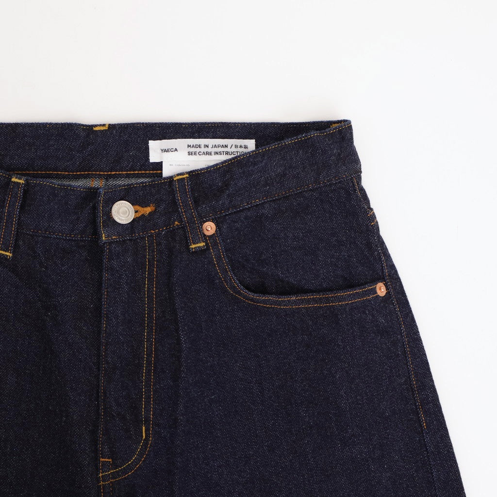 DENIM PANTS - WIDE STRAIGHT #indigo [11-13W]