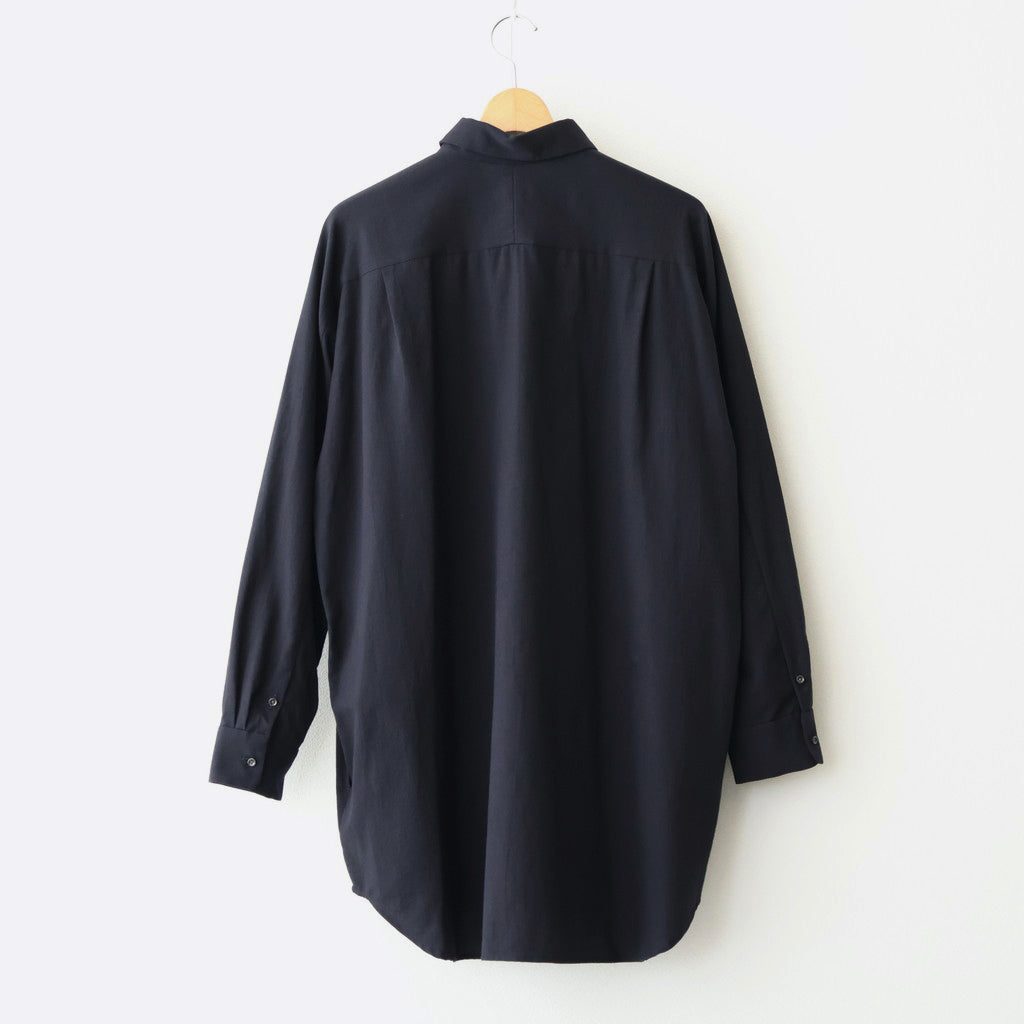 ヨークスリーブシャツ-P #BLACK [D225-T810-P]