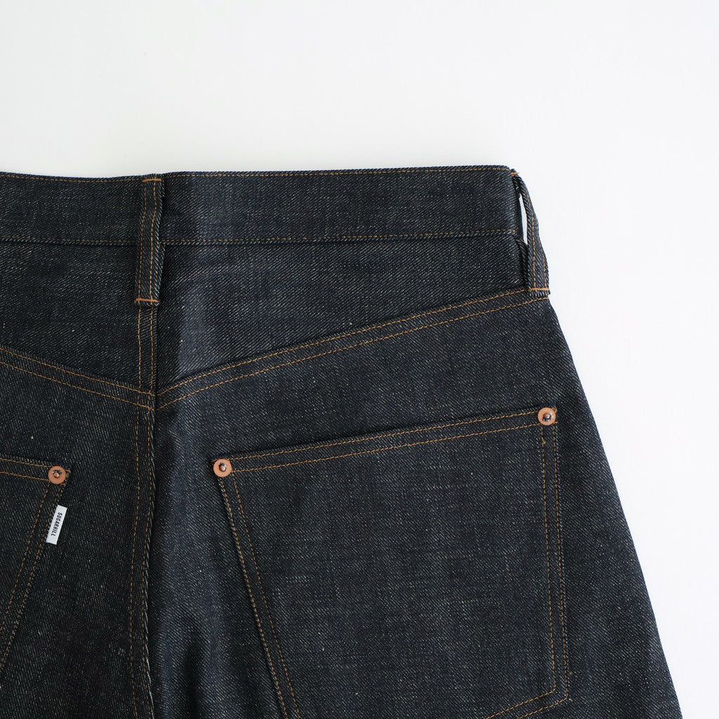 MODERN DENIM PANTS WIDE CUT #RIGID INDIGO [MODERN002]