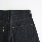 MODERN DENIM PANTS WIDE CUT #RIGID INDIGO [MODERN002]