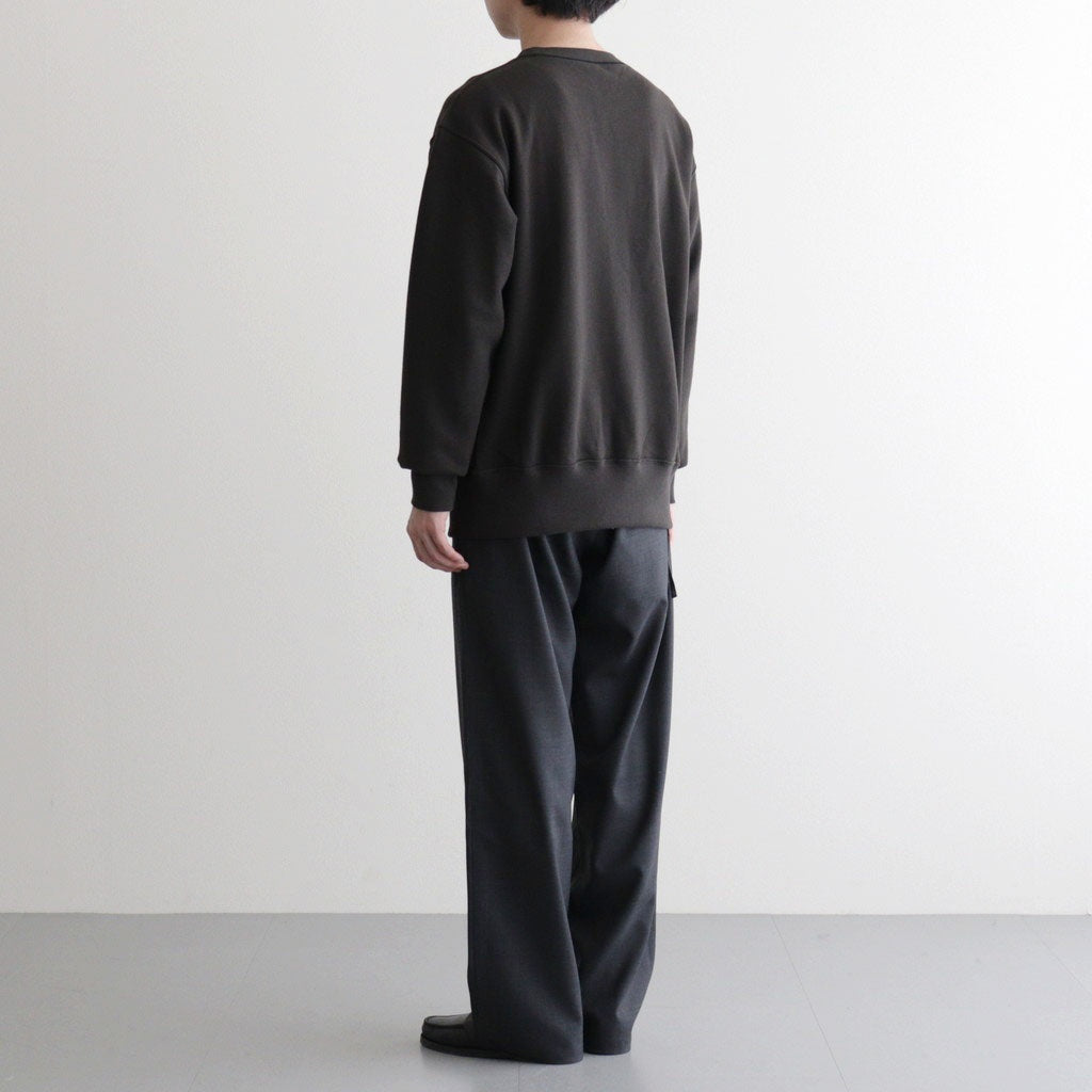 Plain Sweatshirt #Charcoal [OFH010PO41]