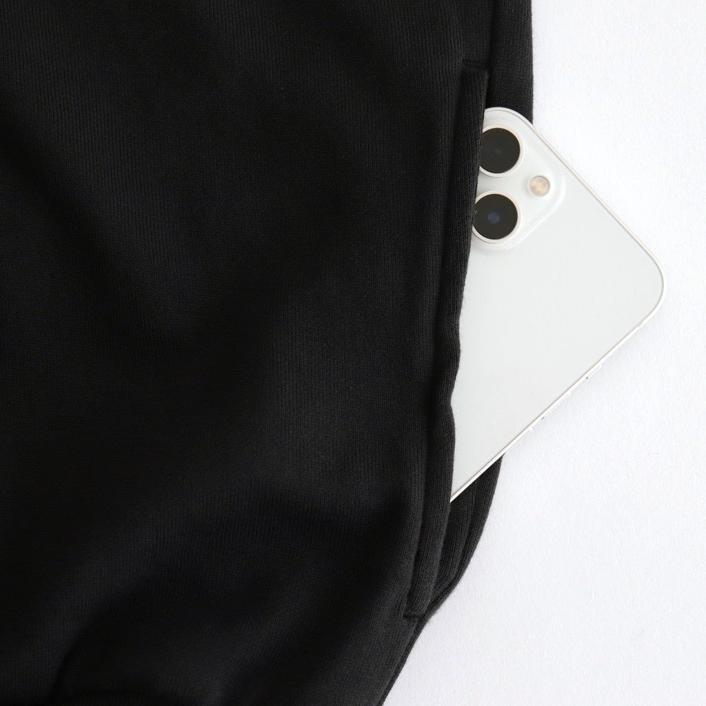 SUPER HIGH GAUGE SWEAT ZIP CARDIGAN #BLACK [A25SC02CU]