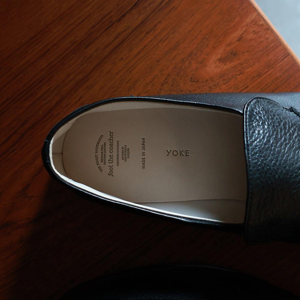 foot the coacher The Leather Loafer #BLACK [YK26SS01264A]