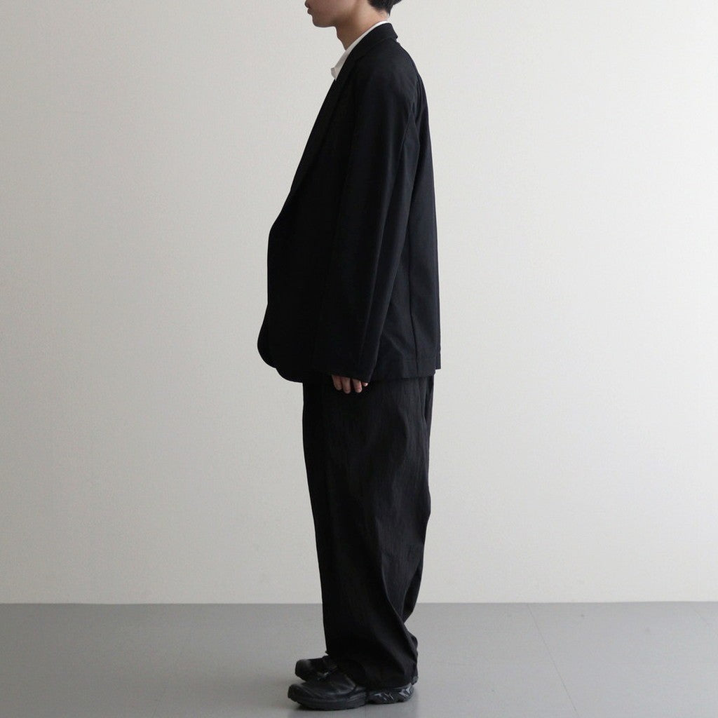 HAND DYED NYLON OVER PANTS #BLACK [PRAGGM0204]