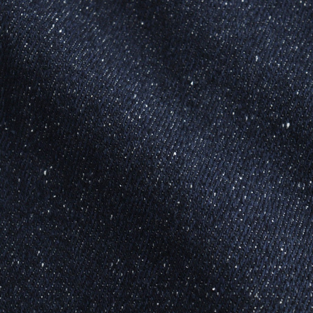 SILK NEP DENIM 5P WIDE PANTS #DARK NAVY [A26AP01SD]