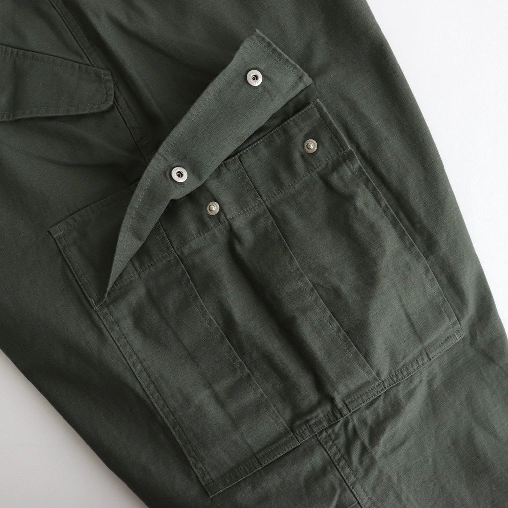 BACK SATEEN FIELD PANTS #GREEN [FSC251-40137]