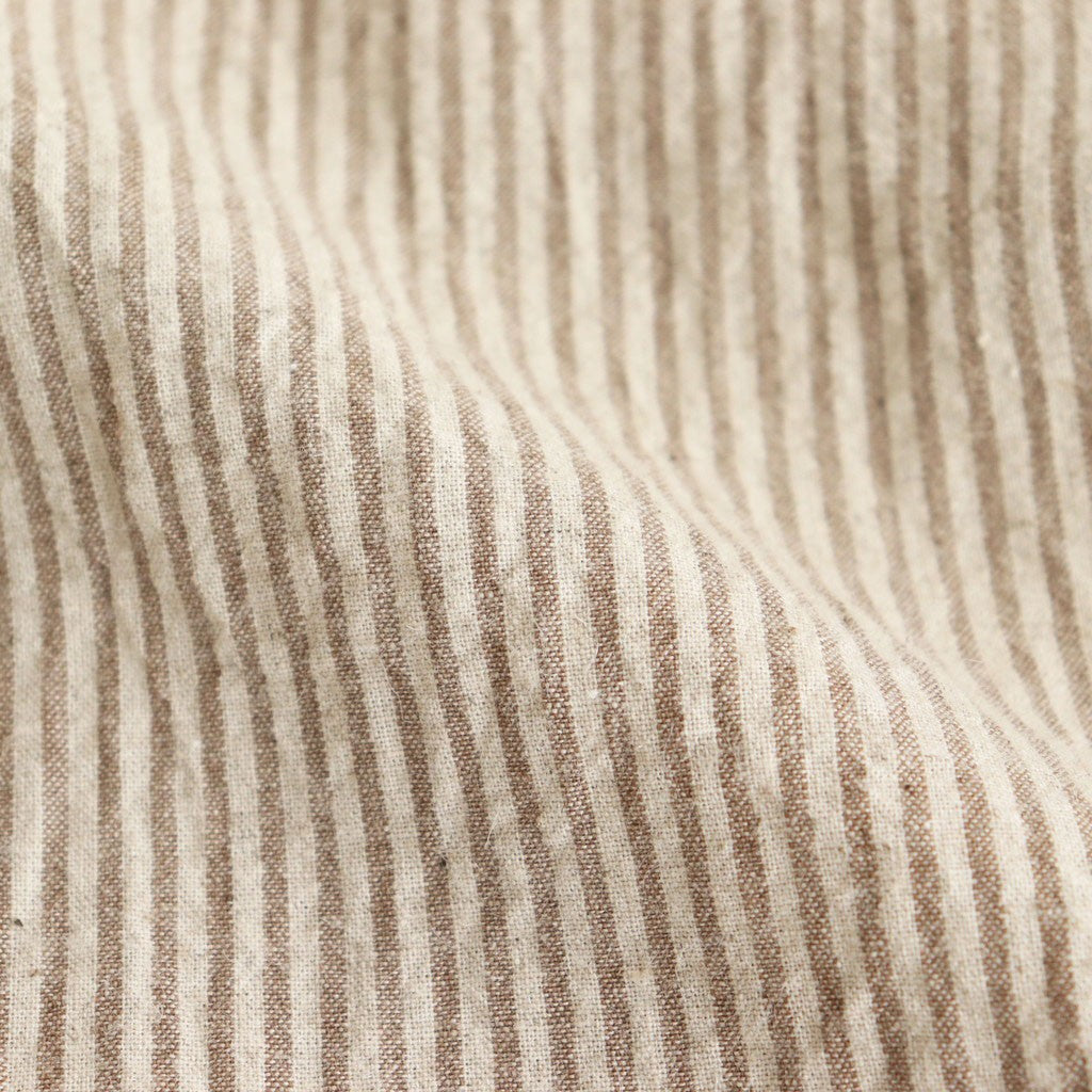 BUTTON SHIRT PULLOVER #brown-st [45110]