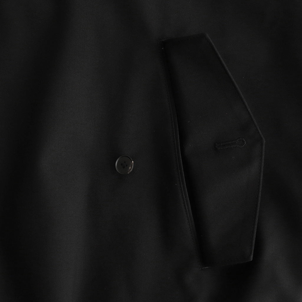 SUPER FINE TROPICAL WOOL ZIP BLOUSON #BLACK [A25SB01MT]