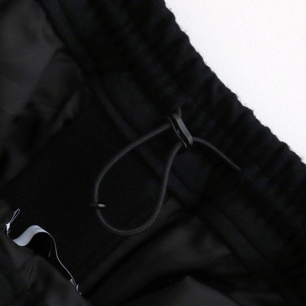 Wool Smooth Flannel Easy Wide Pants #BLACK [GU253-40223B]