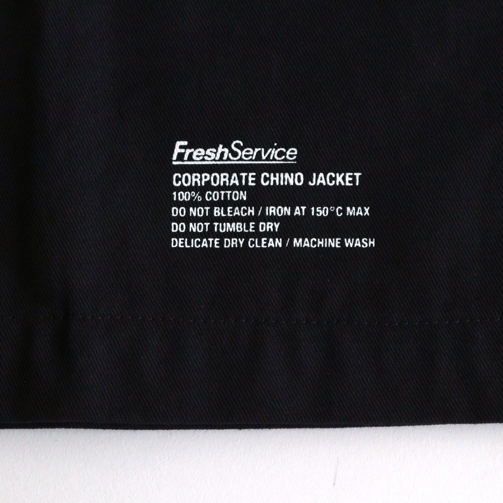 CORPORATE CHINO JACKET #BLACK [FSC251-20082B]