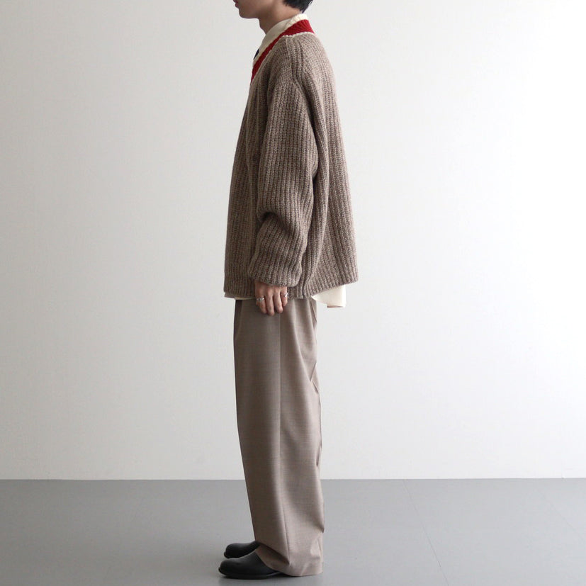 WILD NATURE YARN ‘HOMIE’ SWEATER #TERRACOTTA [NG23W-03SW01C]