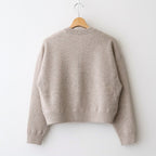 Women's Cable C/N Cardigan #BEIGE [2503-021]