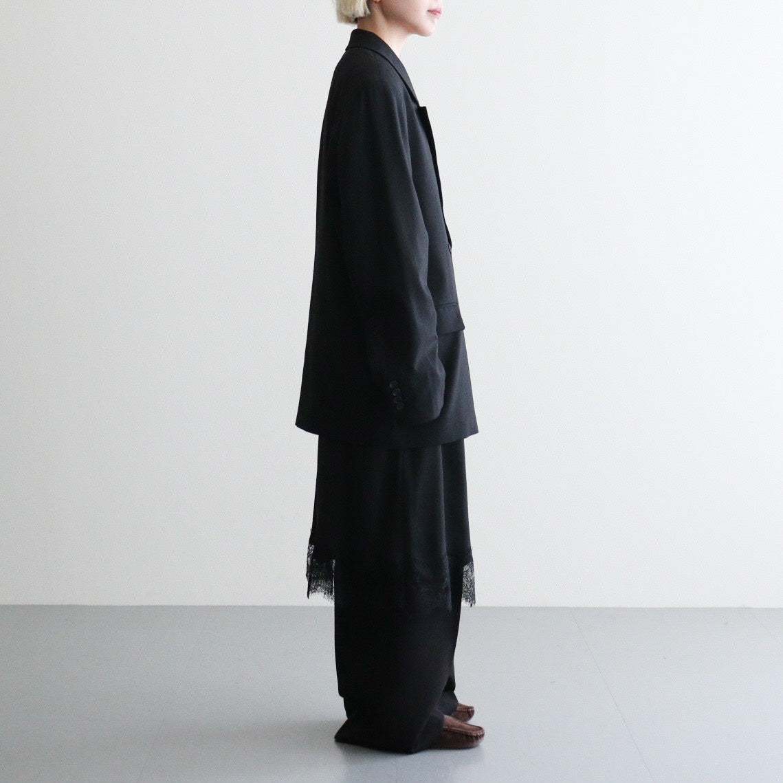 Twill Double Jacket #BLK [12620103]