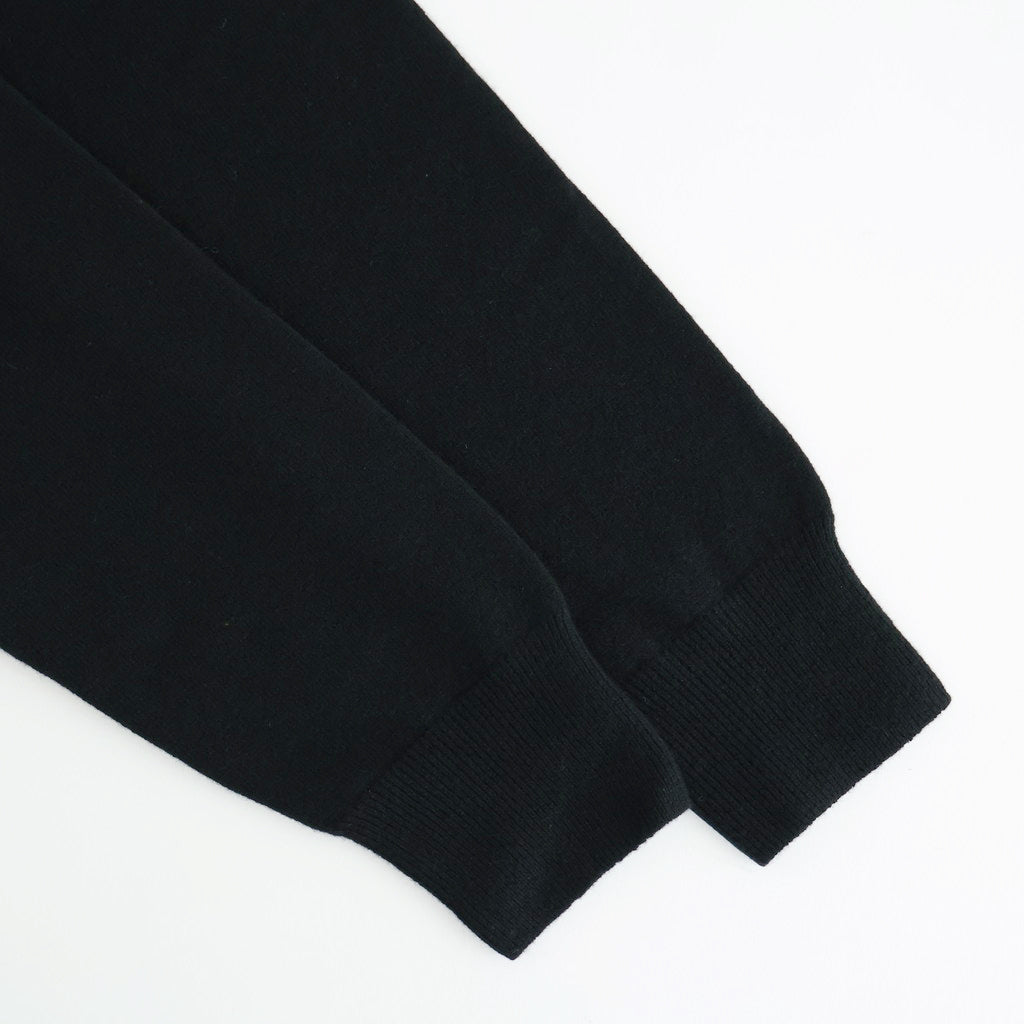 Fine Gauge Skipper Sweater #BLACK [YK25FW01126S]