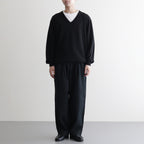 Cashmere 14G Knit V Neck #D.CHARCOAL [51052202]
