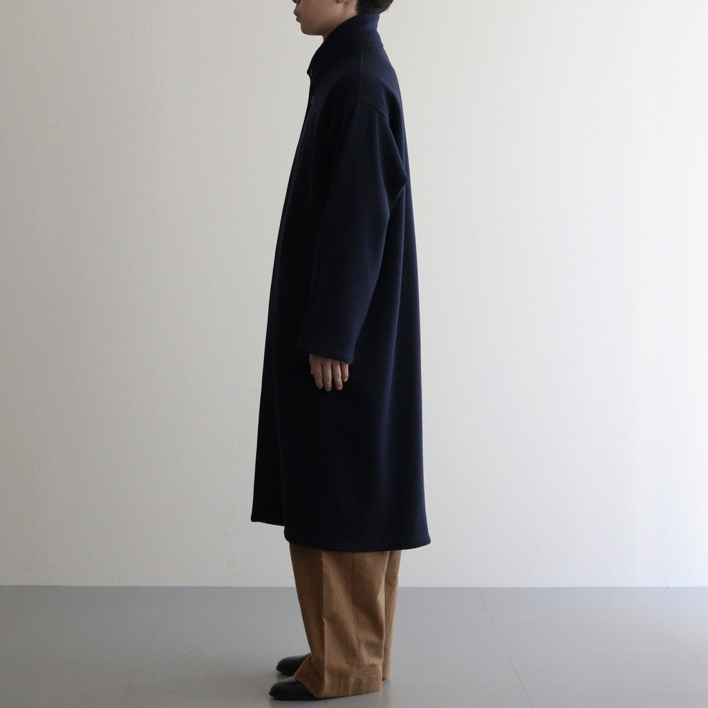 STAND COLLAR COAT #navy [54553]