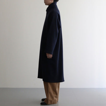 STAND COLLAR COAT #navy [54553]