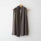 MERINO COTTON BANDANA SCARF #MOCHA [R5192-AW26]